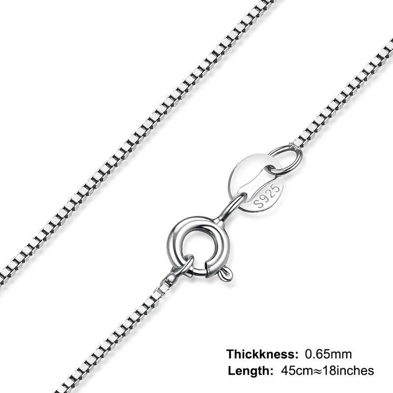 JewelryPalace Genuine 925 Sterling Silver Necklace Ingot Twisted Trace Belcher Snake Bar Singapore Box Chain Necklace for Women