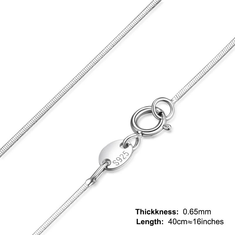 JewelryPalace Genuine 925 Sterling Silver Necklace Ingot Twisted Trace Belcher Snake Bar Singapore Box Chain Necklace for Women