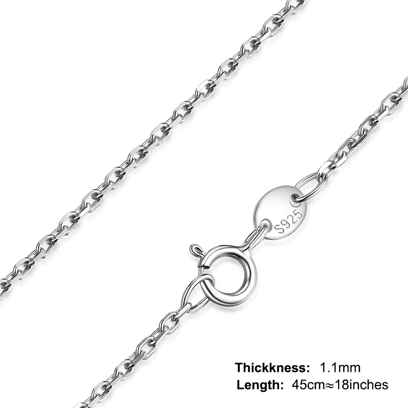 JewelryPalace Genuine 925 Sterling Silver Necklace Ingot Twisted Trace Belcher Snake Bar Singapore Box Chain Necklace for Women