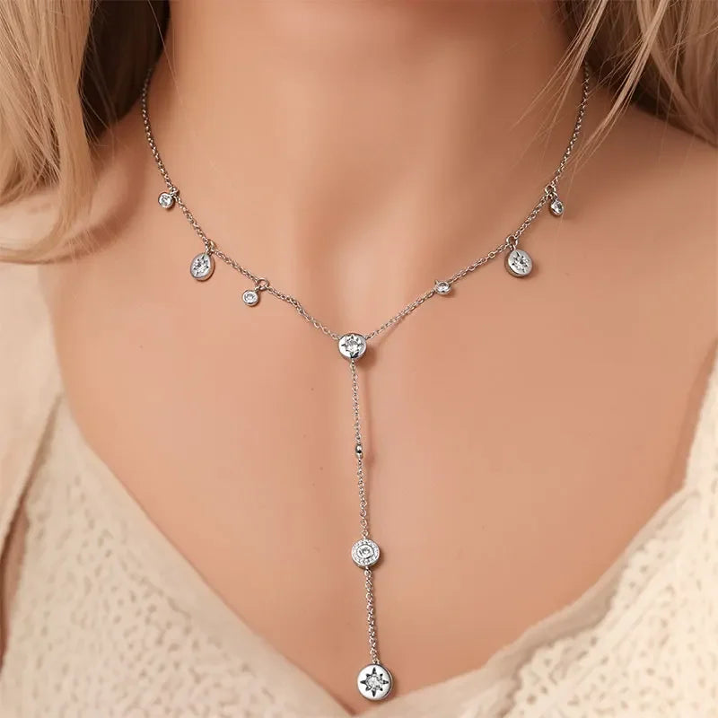 925 Sterling Silver Starlight Necklace Vast Starry Night Collection Women Jewellery Anniversary Birthday Gift